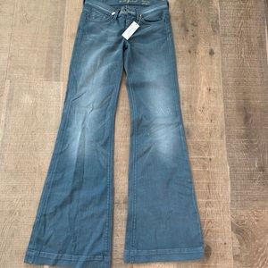 7 for all mankind bell bottom denim